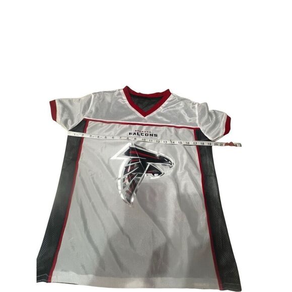 Atlanta Falcons NFL Boys reversible Short Sleeve Pullover Jersey Sz L NWOT - Picture 5 of 6
